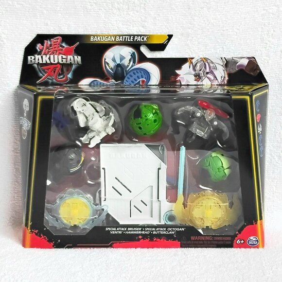 5 Brawler Bakugan Battle Pack Including Hammerhead by Spin Master BNIP!! - Picture 1 of 4